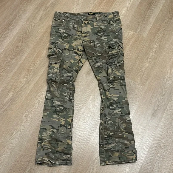 Cargo Flare Pants Size 38 - Picture 1 of 2
